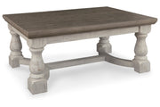 Havalance Gray/White Coffee Table and 2 End Tables -  Ashley - DMV Furniture