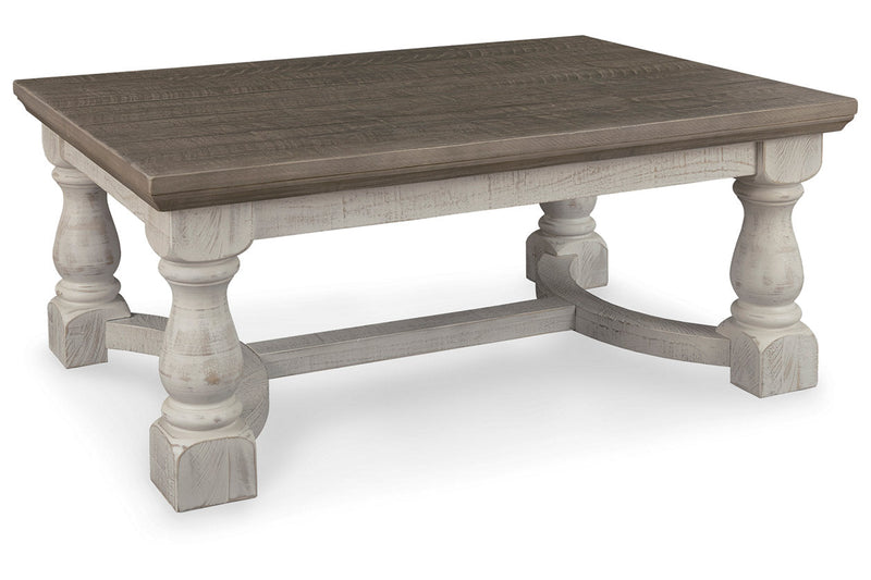 Havalance Gray/White Coffee Table and 2 End Tables -  Ashley - DMV Furniture