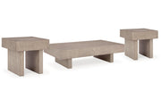 Jorlaina Light Grayish Brown Coffee Table and 2 End Tables -  Ashley - DMV Furniture