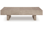 Jorlaina Light Grayish Brown Coffee Table and 2 End Tables -  Ashley - DMV Furniture
