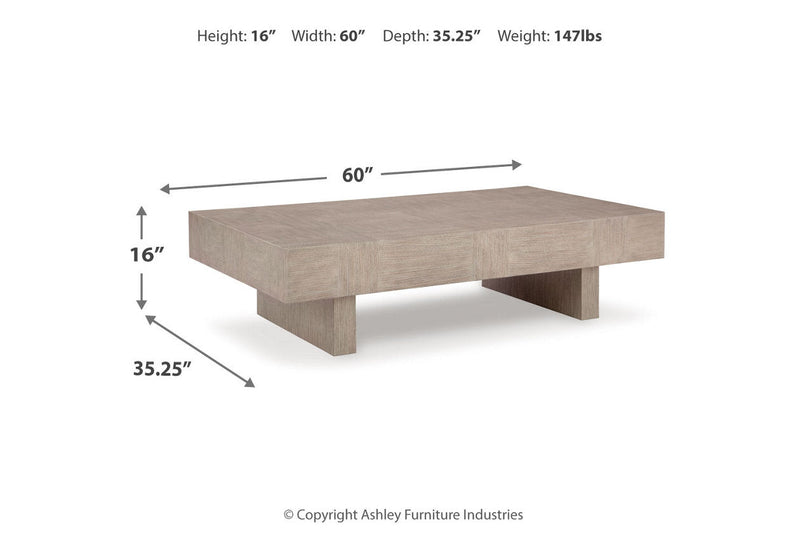 Jorlaina Light Grayish Brown Coffee Table and 2 End Tables -  Ashley - DMV Furniture