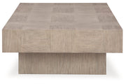 Jorlaina Light Grayish Brown Coffee Table and 2 End Tables -  Ashley - DMV Furniture