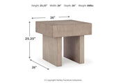 Jorlaina Light Grayish Brown Coffee Table and 2 End Tables -  Ashley - DMV Furniture