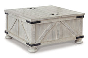 Carynhurst Whitewash Coffee Table and 2 End Tables -  Ashley - DMV Furniture