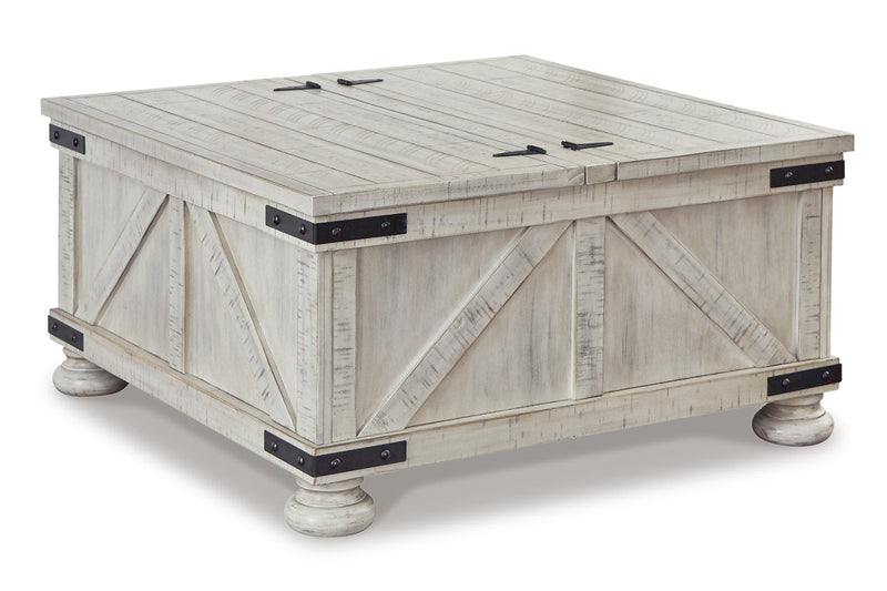 Carynhurst Whitewash Coffee Table and 2 End Tables -  Ashley - DMV Furniture