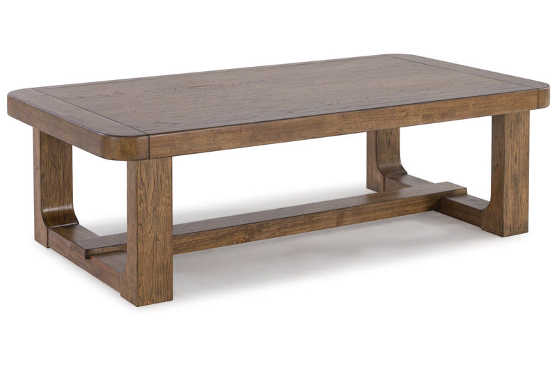 Cabalynn Light Brown Coffee Table and 2 End Tables -  Ashley - DMV Furniture