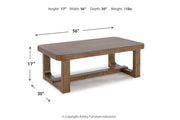 Cabalynn Light Brown Coffee Table and 2 End Tables -  Ashley - DMV Furniture