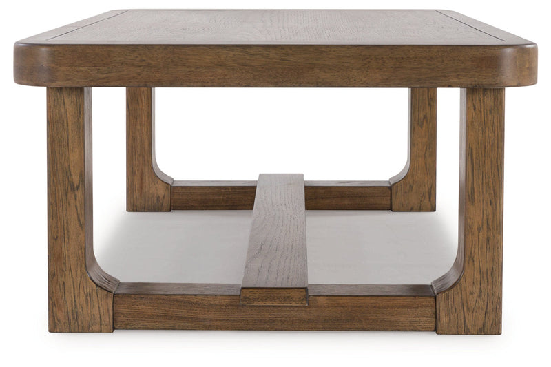 Cabalynn Light Brown Coffee Table and 2 End Tables -  Ashley - DMV Furniture