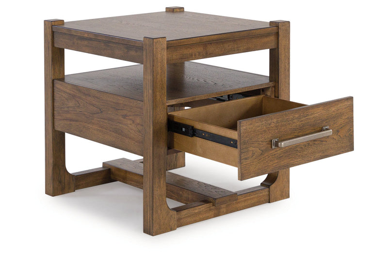 Cabalynn Light Brown Coffee Table and 2 End Tables -  Ashley - DMV Furniture
