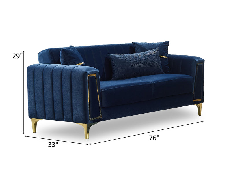 Toledo 76" Wide Convertible Loveseat