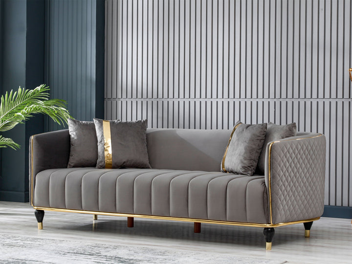 Toronto 85" Wide Square Arm Sofa