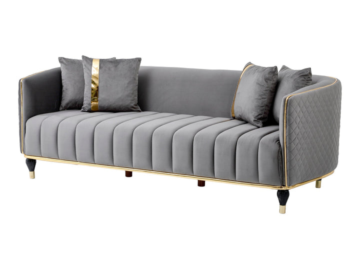 Toronto 85" Wide Square Arm Sofa