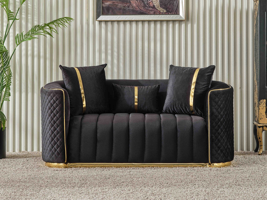 Ceko 71" Wide Loveseat