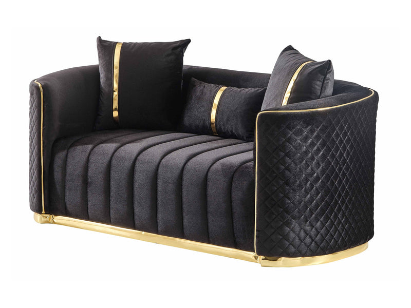 Ceko 71" Wide Loveseat