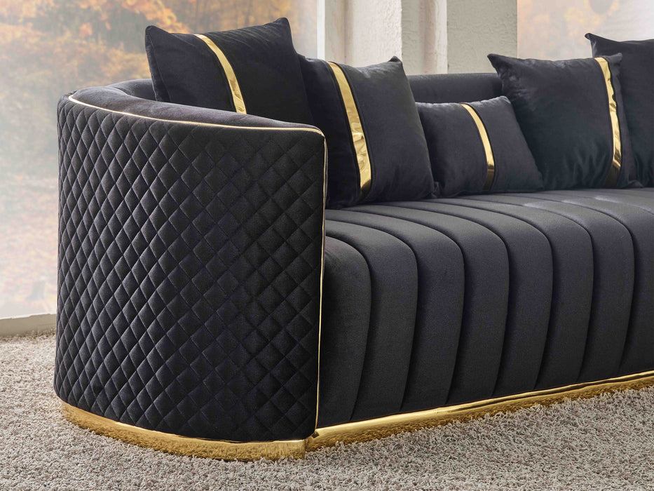 Ceko 71" Wide Loveseat