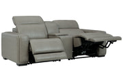 Correze Gray 3-Piece Power Reclining Loveseat from Ashley - DMV Furniture