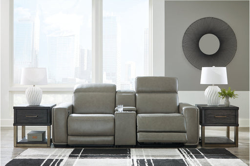Correze Gray 3-Piece Power Reclining Loveseat from Ashley - DMV Furniture