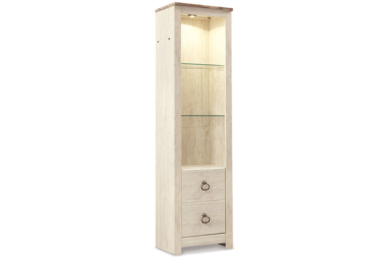 Willowton Whitewash 3-Piece Entertainment Center -  Ashley - DMV Furniture