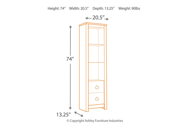 Willowton Whitewash 3-Piece Entertainment Center -  Ashley - DMV Furniture