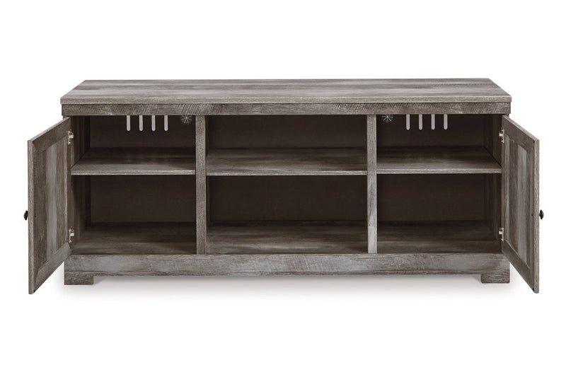 Wynnlow Gray 4-Piece Entertainment Center -  Ashley - DMV Furniture