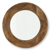 Aajon Brown Accent Mirror - A8010427