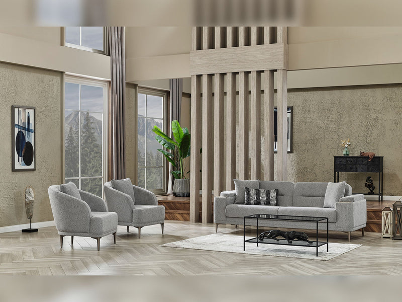Abant Convertible Loveseat in Cream - 200-SER-ABA-PINAR21-2
