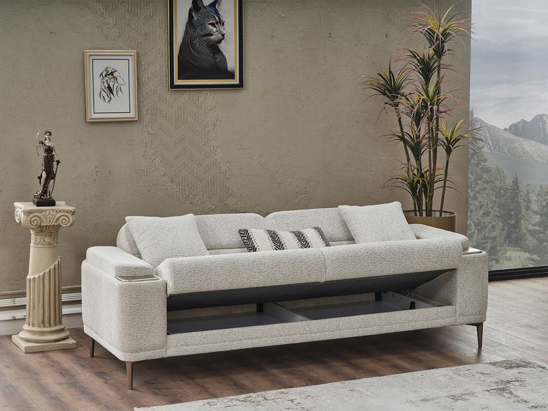 Abant Convertible Sofa in Cream - 200-SER-ABA-PINAR21-3