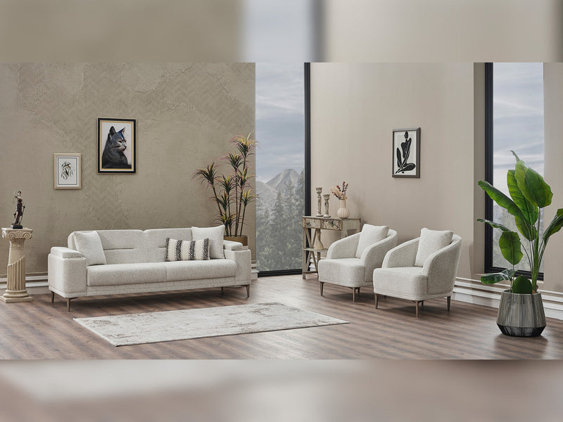 Abant Convertible Sofa in Cream - 200-SER-ABA-PINAR21-3