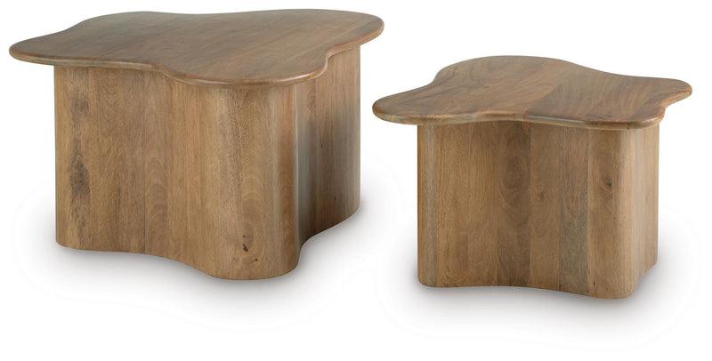 Abeford Brown Accent Coffee Table (Set of 2) - A4000711