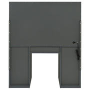 Acena 7-drawer Vanity Set with Lighting Grey High Gloss - 931145