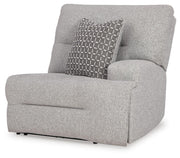 Acklen Place Pewter 5-Piece Power Reclining Sectional - 93605S3