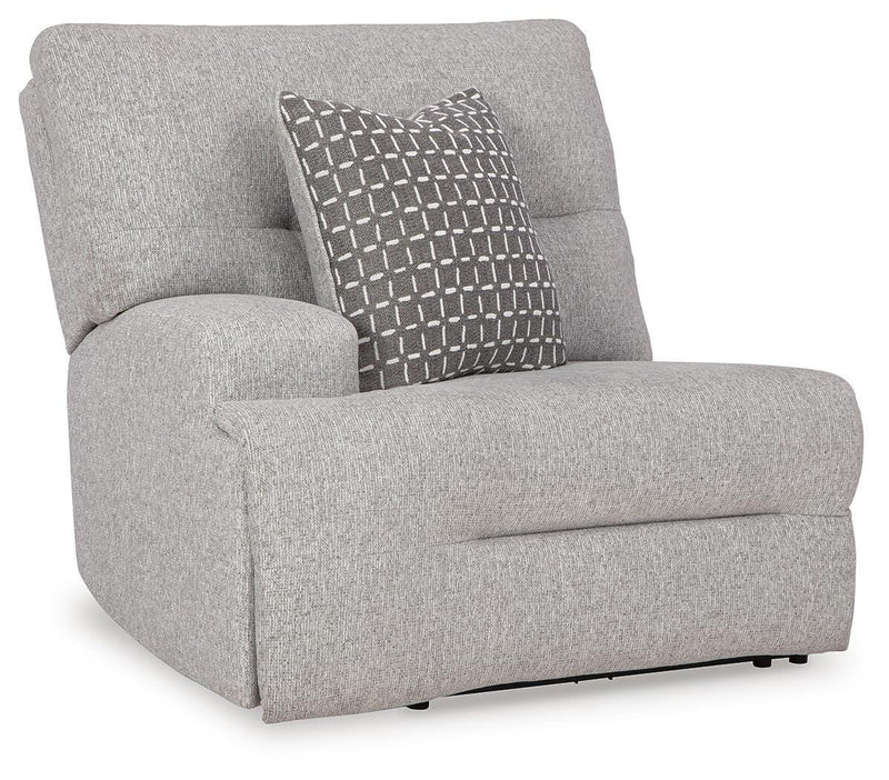 Acklen Place Pewter 6-Piece Power Reclining Sectional - 93605S9