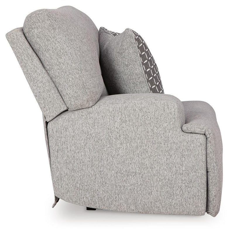 Acklen Place Pewter 6-Piece Power Reclining Sectional - 93605S9