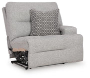 Acklen Place Pewter 6-Piece Power Reclining Sectional - 93605S9