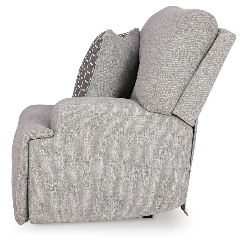 Acklen Place Pewter 6-Piece Power Reclining Sectional - 93605S9