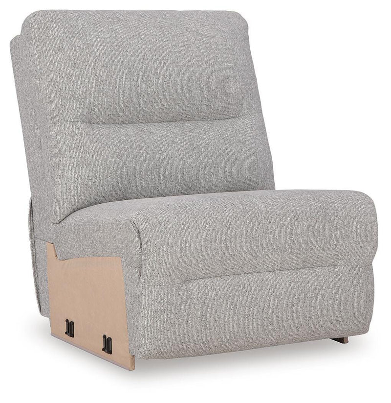 Acklen Place Pewter 6-Piece Power Reclining Sectional - 93605S9