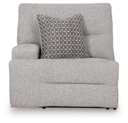 Acklen Place Pewter 7-Piece Power Sectional Reclining Sofa with Storage Console - 93605S20