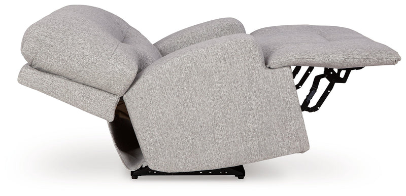 Acklen Place Pewter Oversized Power Recliner - 9360582