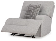 Acklen Place Pewter Right-Arm Facing Power Recliner - 9360562