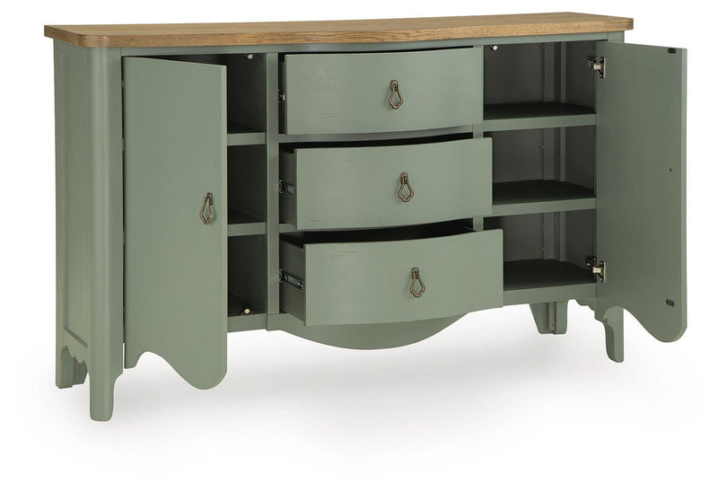 Actonville Antique Green Accent Cabinet - A4000737