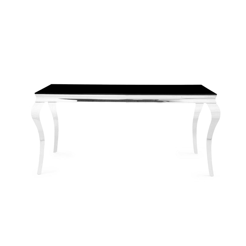 Ada Black Glass Dining Set - DMV FurnitureDining Room Set