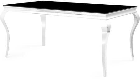 Ada Black Glass Dining Set - DMV FurnitureDining Room Set