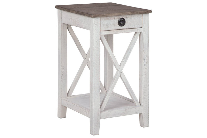 Adalane White/Gray Accent Table - DMV FurnitureTable