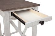 Adalane White/Gray Accent Table - DMV FurnitureTable