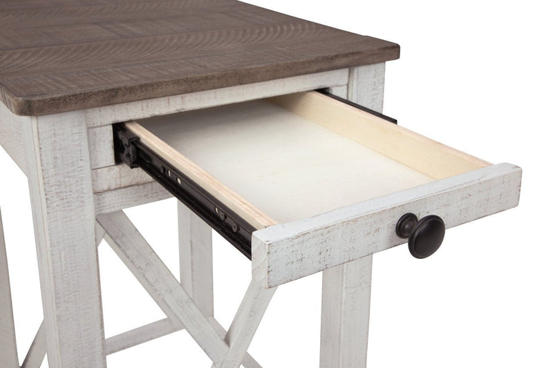 Adalane White/Gray Accent Table - DMV FurnitureTable