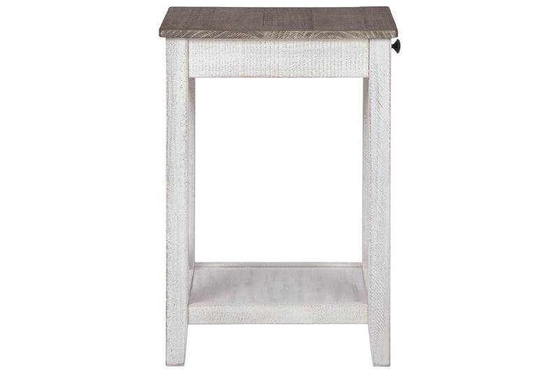 Adalane White/Gray Accent Table - DMV FurnitureTable