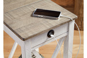 Adalane White/Gray Accent Table - DMV FurnitureTable