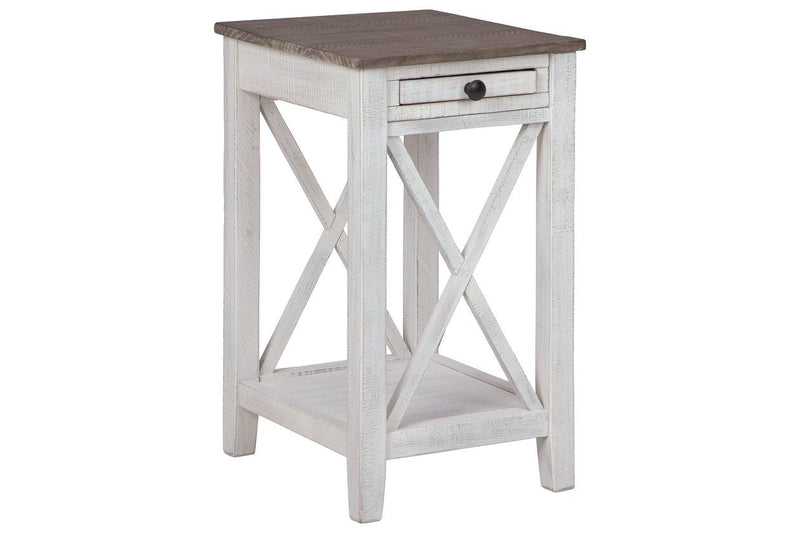 Adalane White/Gray Accent Table - DMV FurnitureTable