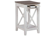 Adalane White/Gray Accent Table - DMV FurnitureTable