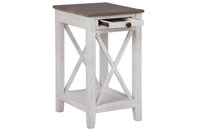 Adalane White/Gray Accent Table - DMV FurnitureTable